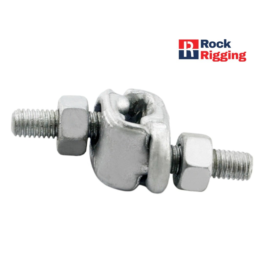 US Standard Hot Dip Galvanized Wire Rope Fist Grip Clip #RRRC007 - 图片 2