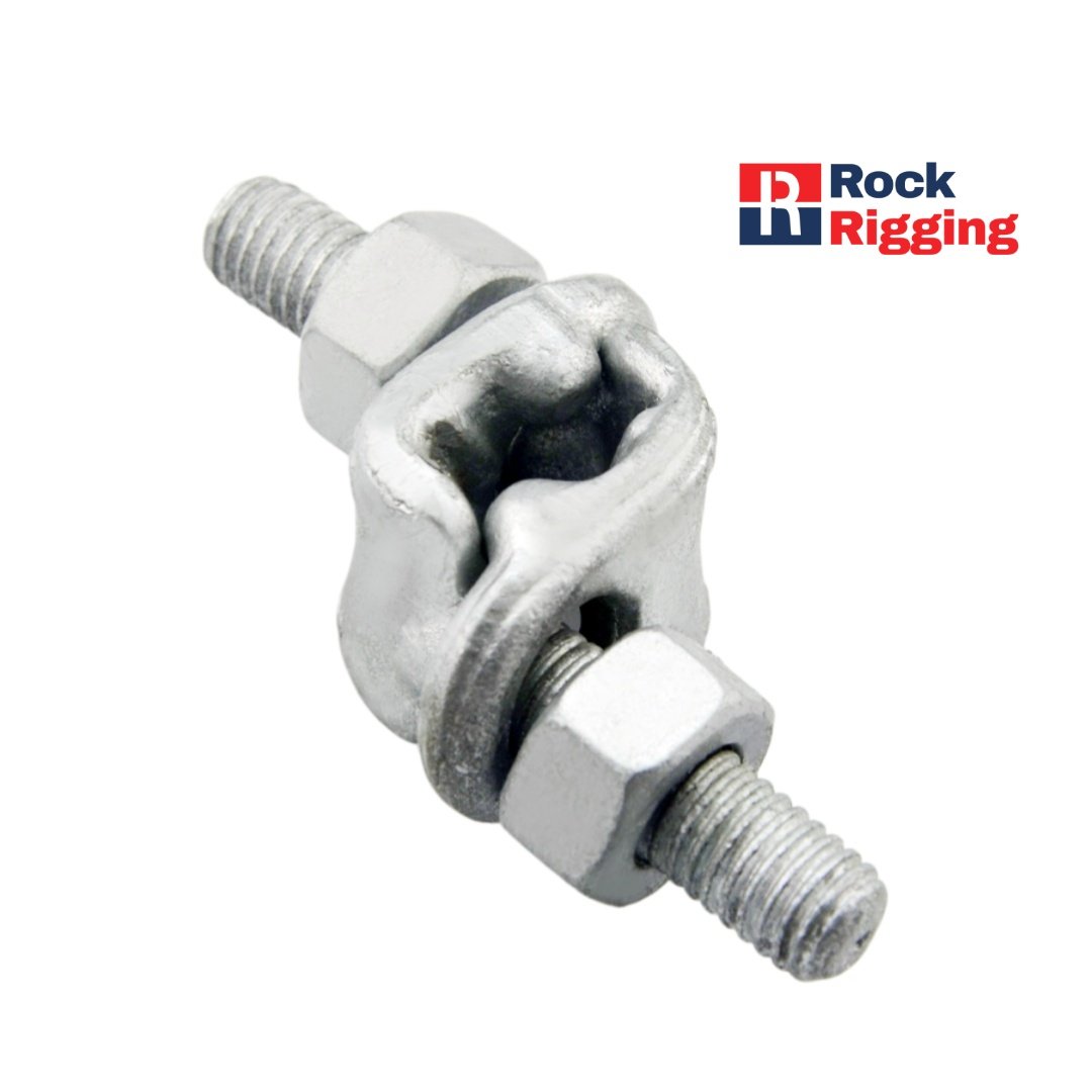 US Standard Hot Dip Galvanized Wire Rope Fist Grip Clip #RRRC007 - 图片 3