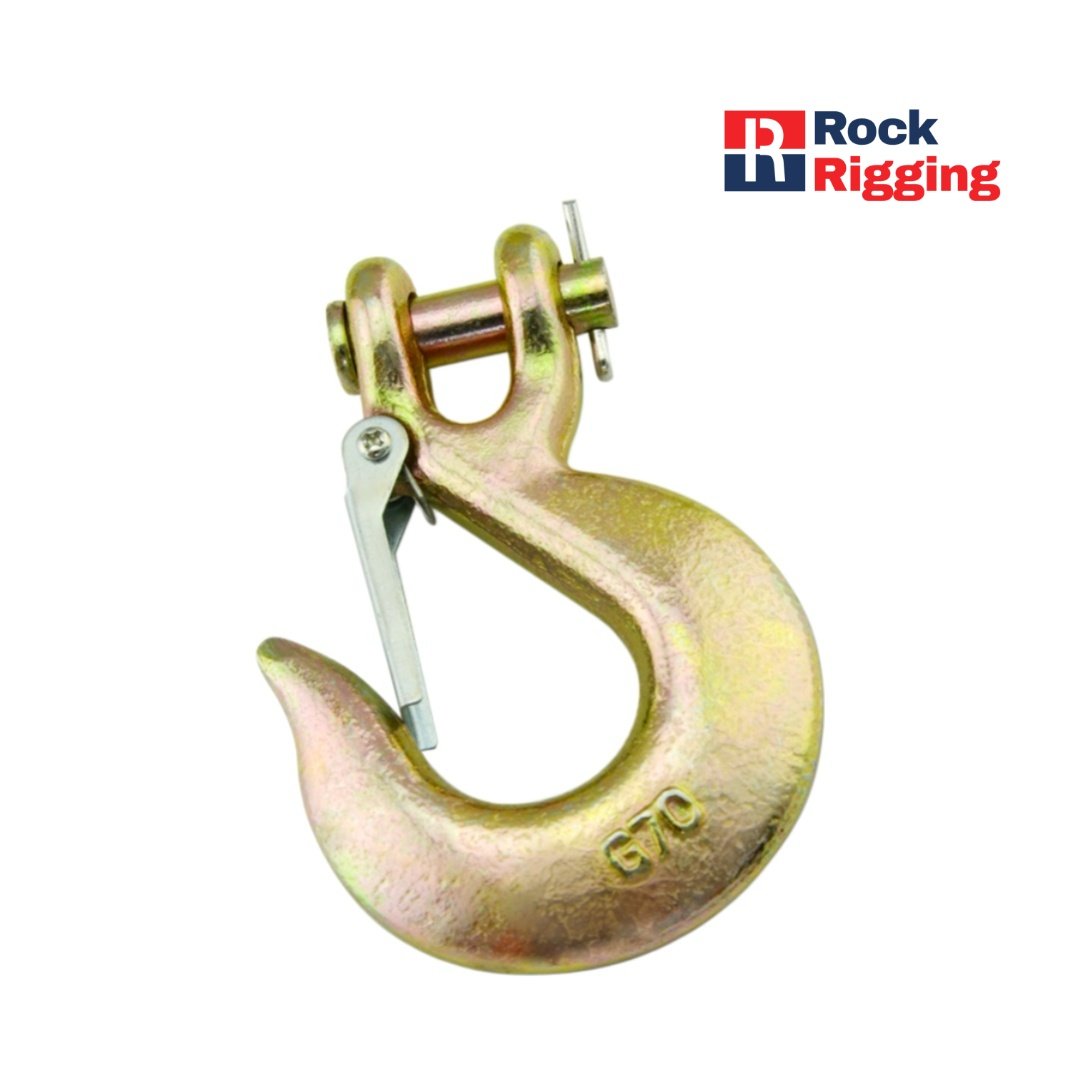 US TYPE CLEVIS SLIP HOOK WITH LATCH Electro Galvanized #RRHK003 - 图片 6