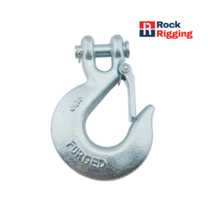 US TYPE CLEVIS SLIP HOOK WITH LATCH Electro Galvanized #RRHK003